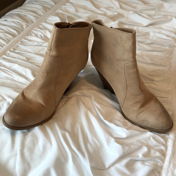 Tan Suede Booties - Picture 7 of 8